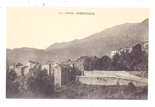 F 20229 PIEDICROCE, Corse 2B, Vue generale