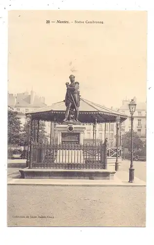 F 44000 NANTES, Statue Cambronne