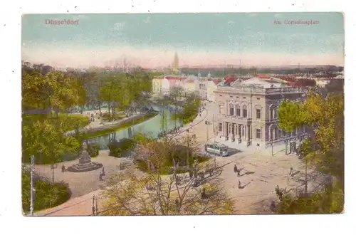 4000 DÜSSELDORF, Am Corneliusplatz, Tram