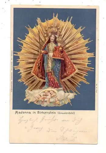 8165 FISCHBACHAU - BIRKENSTEIN, Madonna, Gnadenbild, 1904