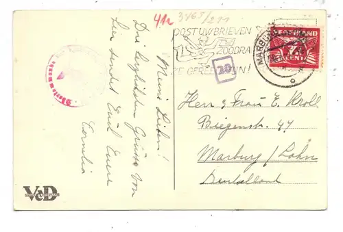 UTRECHT - AMERSFOORT, Boschvijver, Birkhoven, 1941, Zensur