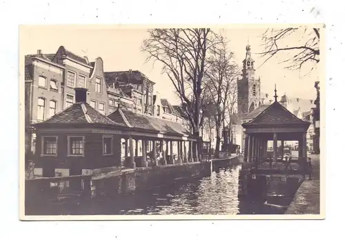ZUID-HOLLAND - GOUDA, Vischmarkt met Korenbeurs