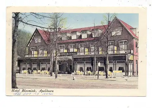 GELDERLAND - APELDOORN, Hotel Bloemink, 1950