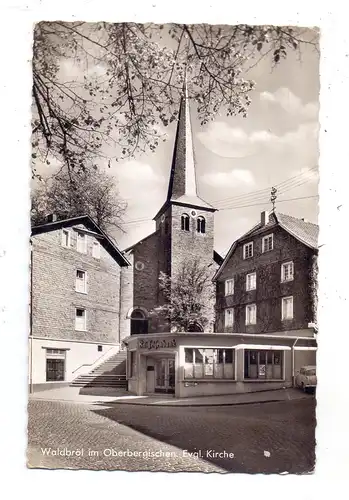 5220 WALDBRÖL, Raiffeisenbank, Evangelische Kirche, 1964