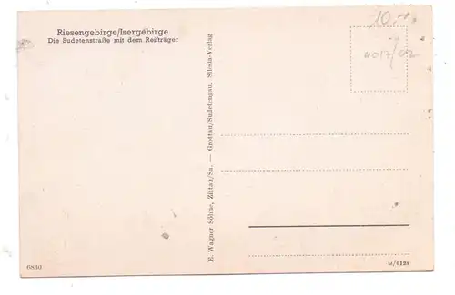 NIEDER - SCHLESIEN - SCHREIBERHAU / SZKLARSKA POREBA, Reifträger mit Sudetenstrasse