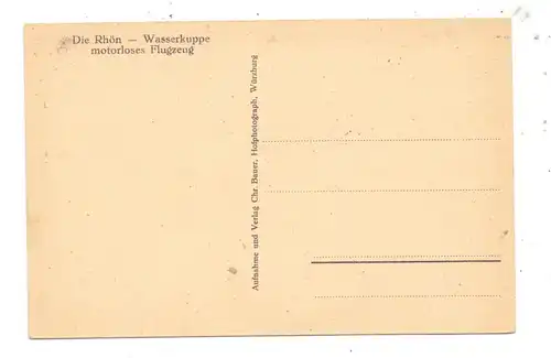 SEGELFLIEGEN - Wasserkuppe, Motorloses Flugzeug