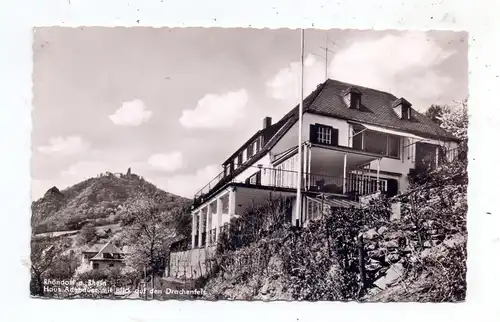 5340 BAD HONNEF, Haus Adenauer, Blick auf den Drachenfels