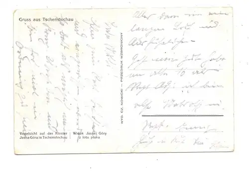 OBER-SCHLESIEN - TSCHENSTOCHAU / CZESTOCHOWA, Ansicht aus der Vogelperspektive