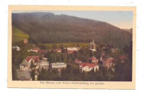NIEDER - SCHLESIEN - BAD REINERZ / DUSZNIKI ZDROJ, Blick vom Kaiser-Friedrich-Berg