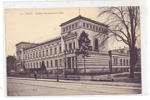 5300 BONN, Meckenheimer Allee, Institut, 1928
