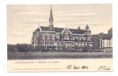 OBER-SCHLESIEN - NEISSE / NYSA, Franziskanerkirche in Rochus, 1904