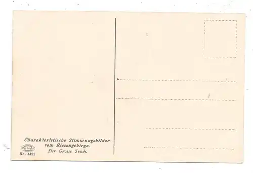 NIEDER - SCHLESIEN - KRUMMHÜBEL / KARPACZ, Der Grosse Teich