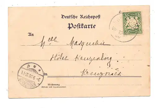 6552 BAD MÜNSTER am Stein, Ebernburg, 1900, Bernhoeft - Luxemburg, Serie Pfalz No.28