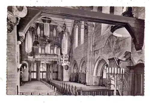 2410 MÖLLN, St. Nicolai Kirche, Hauptschiff, Blick zur Orgel