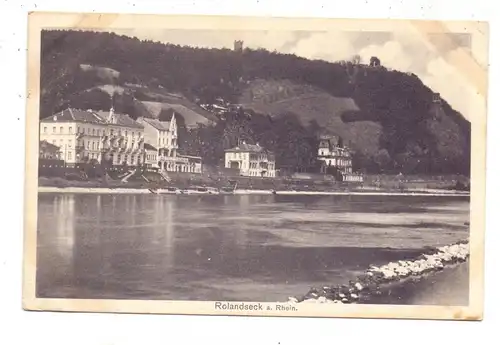 5480 REMAGEN - ROLANDSECK, Blick über den Rhein, 1913