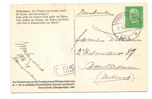 5330 KÖNIGSWINTER, Oelberg und Margarethenhof, 1928