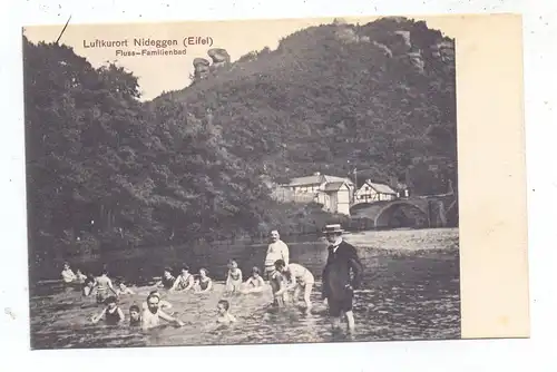 5168 NIDEGGEN, Fluss-Familienbad, 1910