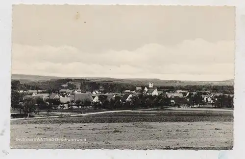 7821 WUTACH - EWATTINGEN, Gesamtansicht 1962, aptierter Stempel
