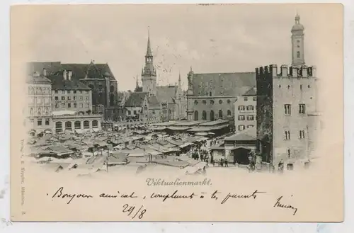 8000 MÜNCHEN, Viktualienmarkt, 1898
