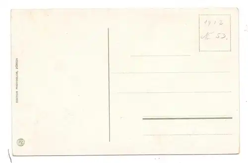 CH 3700 SPIEZ BE, Panorama mit Ralligstöcke, kl. Oberflächenmangel