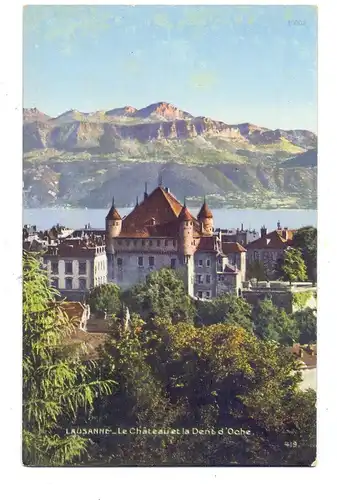 CH 1000 LAUSANNE VD, Le Chateau et la Dent d'Oche