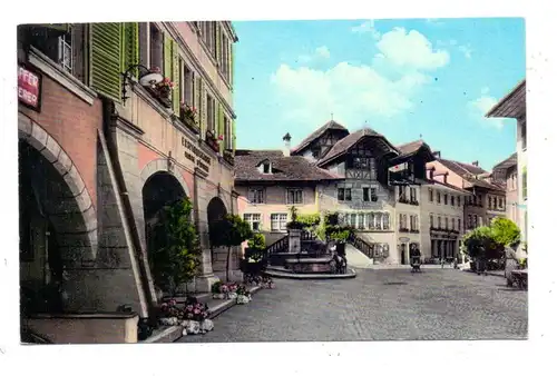 CH 3280 MORAT / MURTEN FR, Ersparniskasse, Brunnen