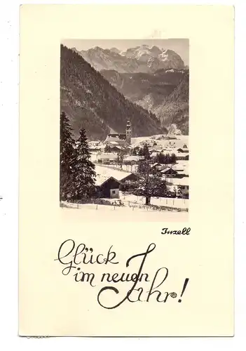 8221 INZELL, Neujahrs-Karte 1952
