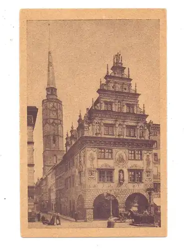 OBER-SCHLESIEN - NEISSE, Ring, Kämmereigebäude mit Rathausturm, WHW 1933 / 1934
