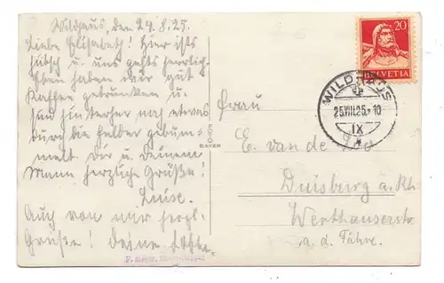 CH 9658 WILDHAUS SG, Ortsansicht, 1925