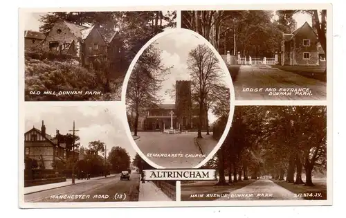 UK - ENGLAND - CHESHIRE - ALTRINCHAM, Manchester Road, Main Avenue, Old Mill, Dunham Park, 1934