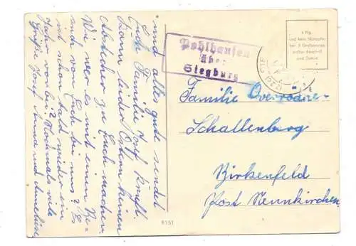 5206 NEUNKIRCHEN - SEELSCHEID, Landpoststempel "Pohlhausen über Siegburg", Brfm. fehlt