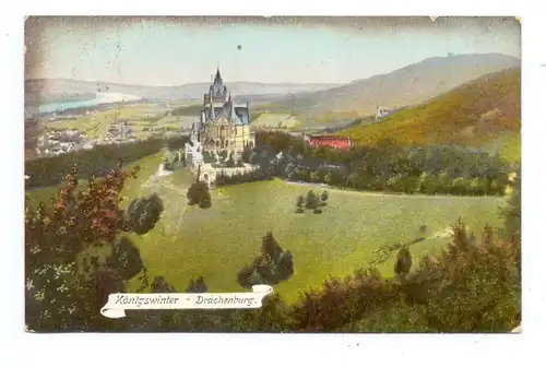 5330 KÖNIGSWINTER, Drachenburg, 1912, Trenkler, Ecken min berieben