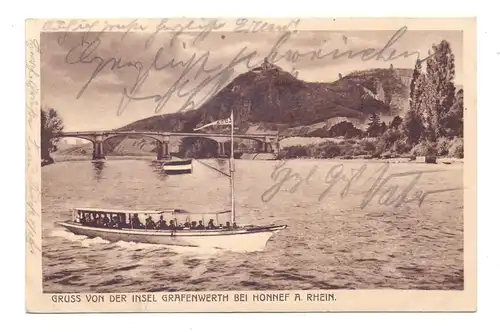5340 BAD HONNEF, Insel Grafenwerth, 1920