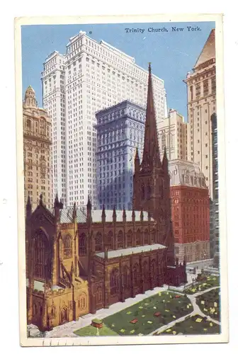 USA - NEW YORK CITY - Trinity Church, 1924