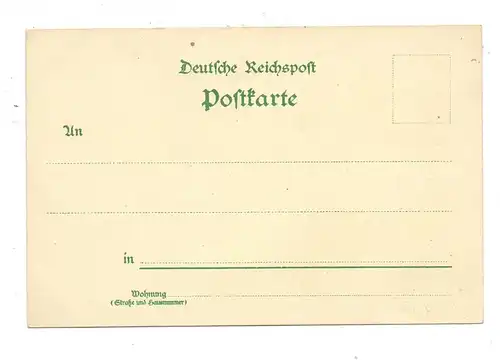 0-2251 KORSWANDT, Wolgastsee, Lithographie, Waldhalle, Restaurant, Seeansicht, ca. 1905