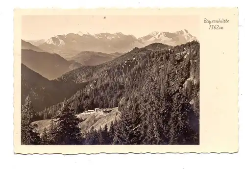 8172 LENGGRIES, Latschenkopf, Bayernhütte, 1938