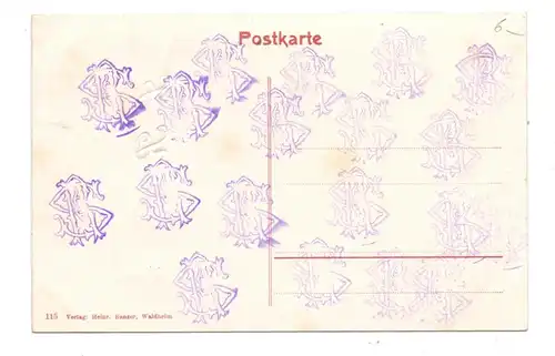 0-7305 WALDHEIM - KRIEBSTEIN, Schloss Kriebstein, Mondschein - Karte