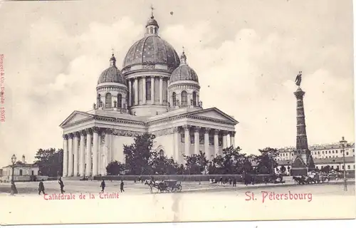 RU 190000 SANKT PETERSBURG, Cathedrale de la Trinite, ca. 1905
