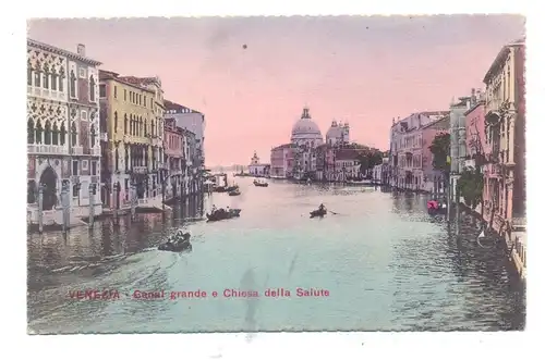 I 30100 VENEZIA, Canal Grande e Chiesa della Salute, ca. 1905