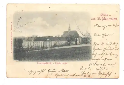 0-8291 PANSCHWITZ - KUCKAU, Kloster St. Marienstern, Conventgebäude und Klosterkirche, 1899