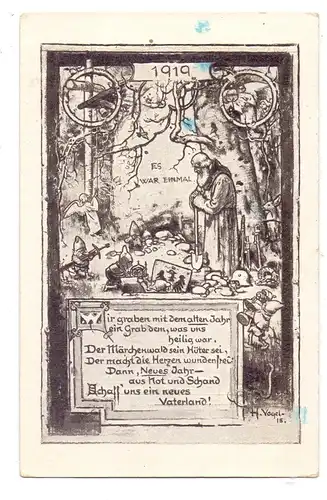 ZWERGE / Gnoms / Dwarfs / Dwergen / Nani / Nains / Enanos - Begräbnis des Kaiserreichs, Jahreswechsel 1918/19