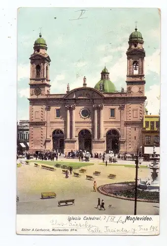 URUGUAY - MONTEVIDEO, Iglesia Catedral, 1906
