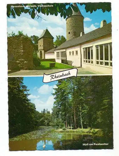 5308 RHEINBACH, Hexenturm, Kath. Grundschule, Forstweiher