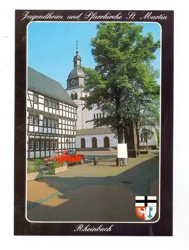 5308 RHEINBACH, Jugendheim und Pfarrkirche, OPEL KADETT