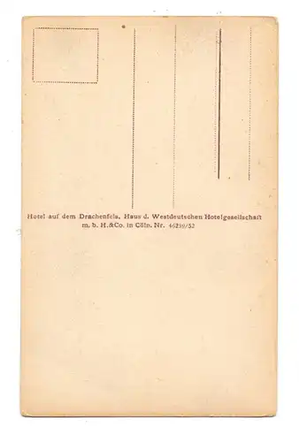 5330 KÖNIGSWINTER, Sage vom Drachenfels, Künstler-Karte