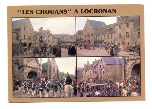 F 29180 LOCRONAN, Tournage du film "Les Chouans", 1987