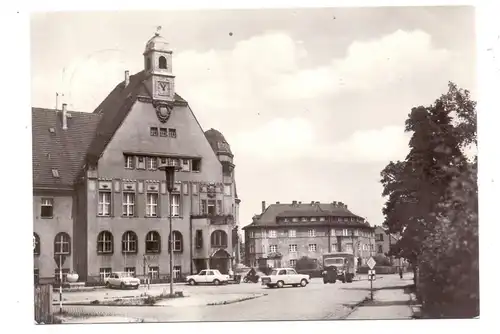 0-8312 HEIDENAU, Rathaus, Trabbis