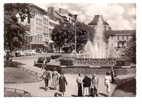 5300 BONN, Springbrunnen am Kaiserplatz, 1962