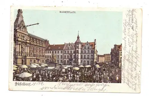 4000 DÜSSELDORF, Marktplatz, 1902