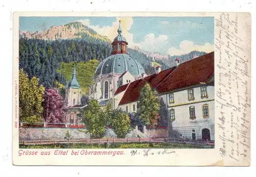 8107 ETTAL, Gruss aus..., 1903